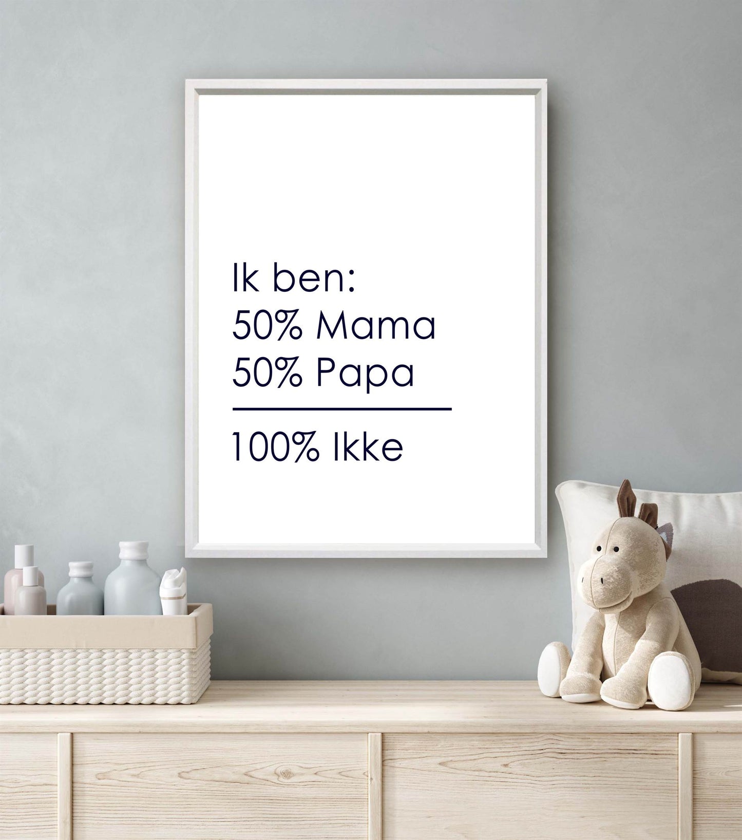 50% Mama 50% Papa 100% Ikke - Teksten / Motivatie