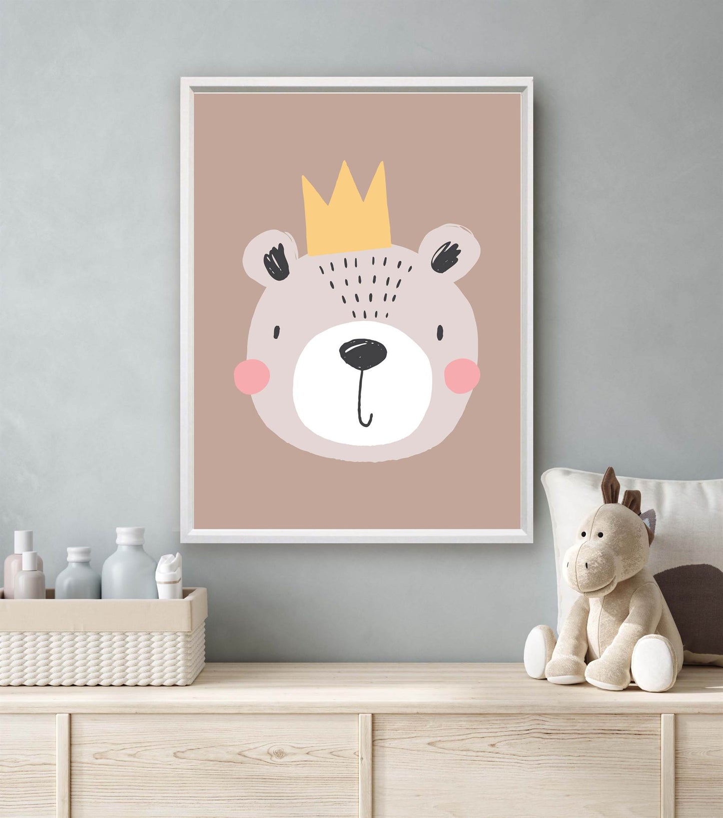 Beer de koning bruin - Dieren de koning