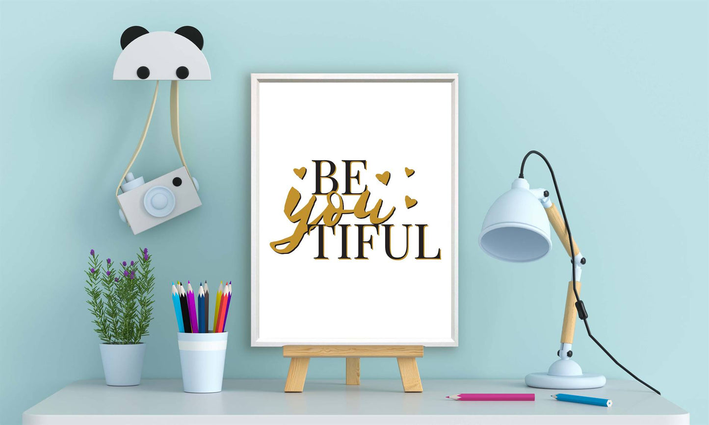 BeYOUtiful / beautiful met gouden hart - Teksten / Motivatie