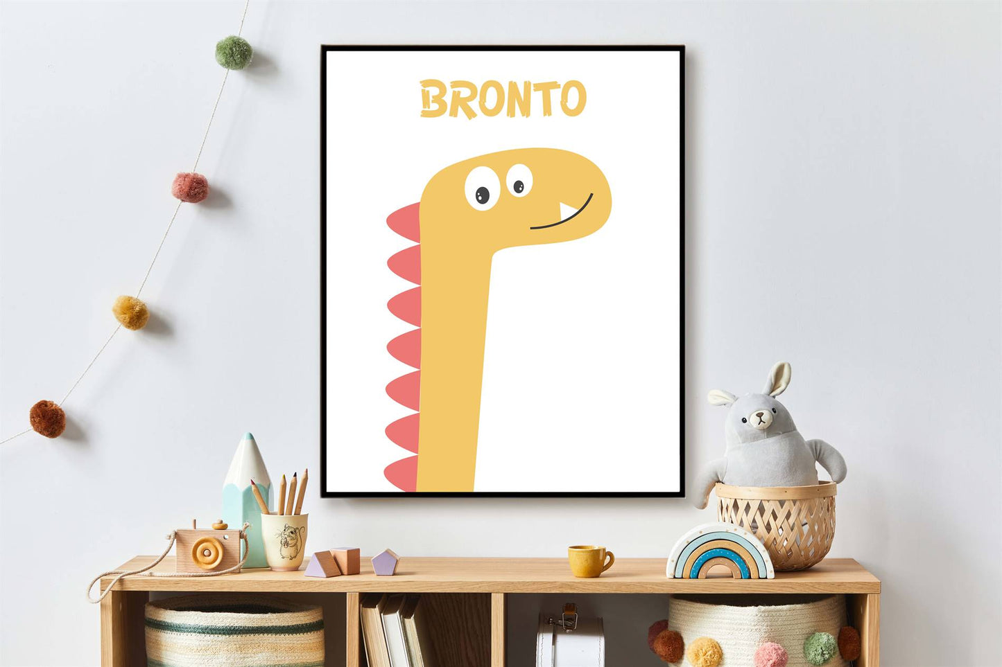 Getekende dino brontosaurus - Dinosaurussen