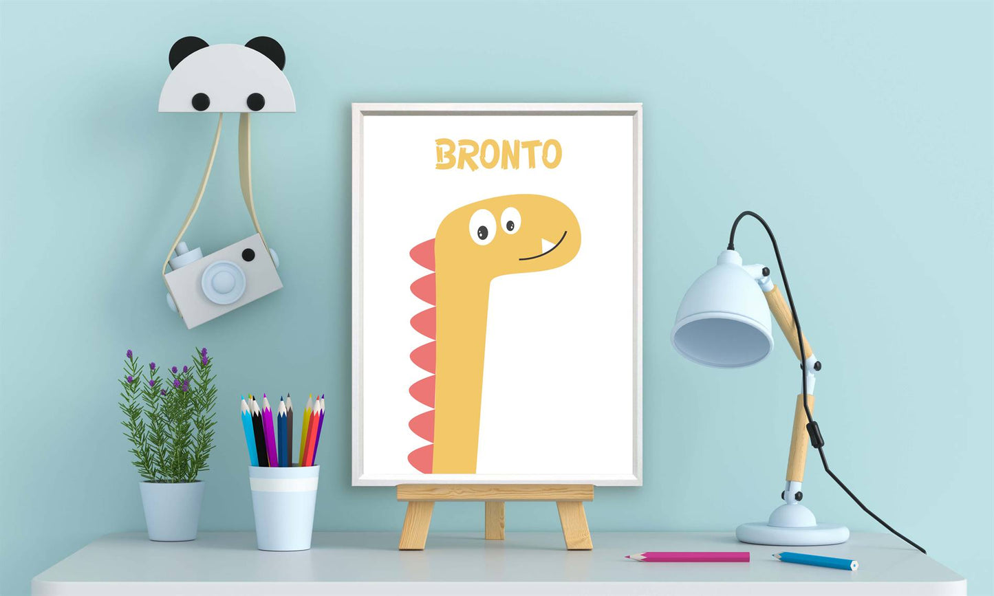 Getekende dino brontosaurus - Dinosaurussen