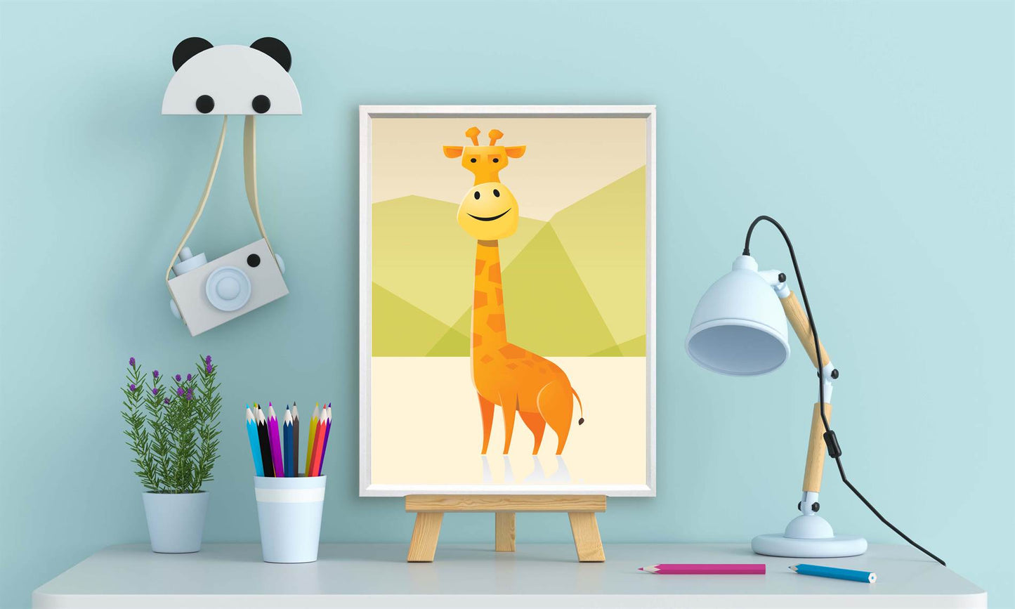 Dikke dieren giraf - Safari / jungle dieren