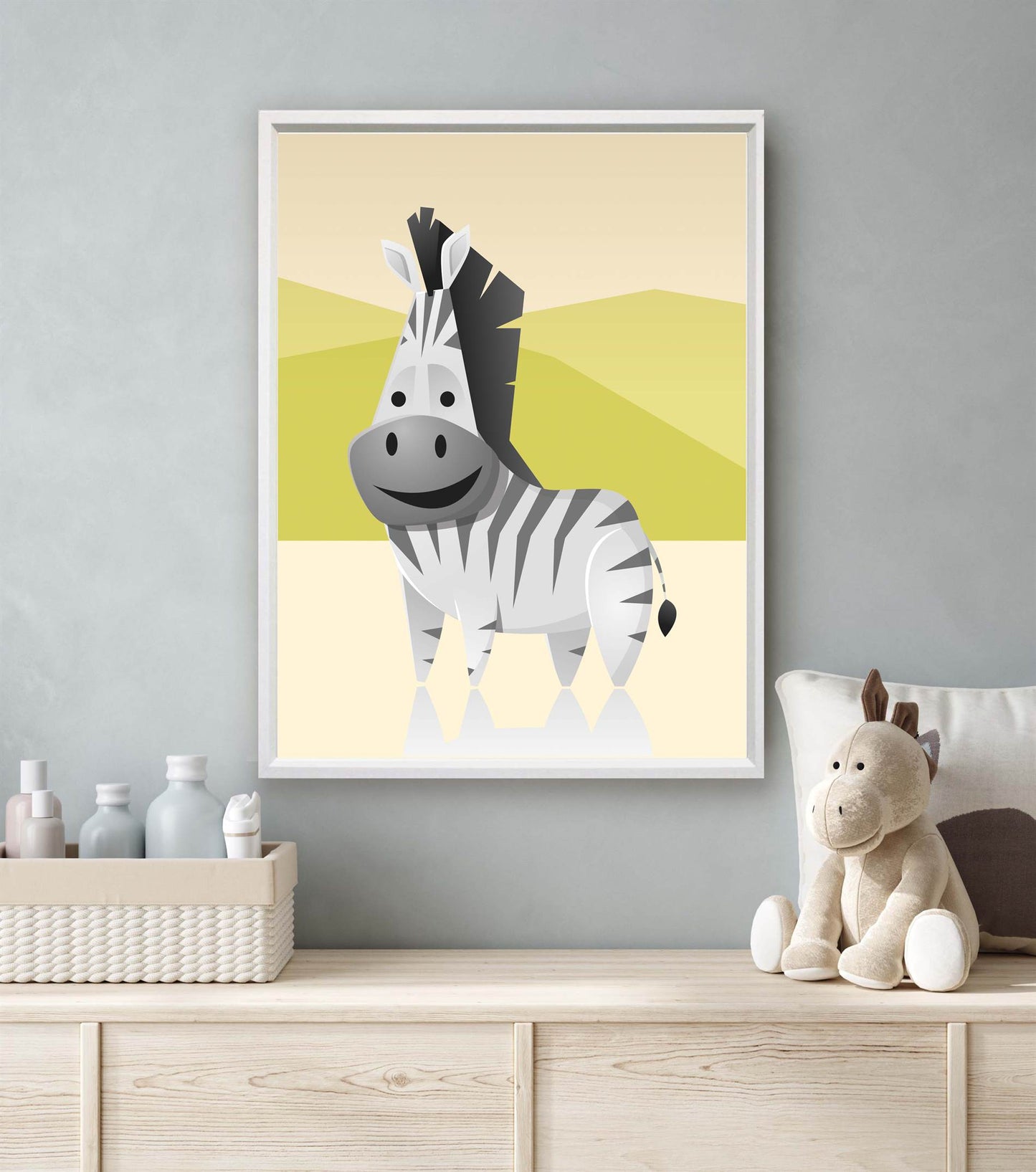 Dikke dieren zebra - Safari / jungle dieren