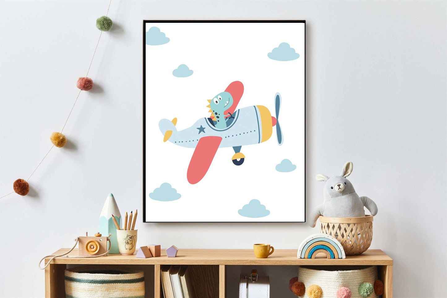 Dinosaurus in het vliegtuig - Dino in de lucht