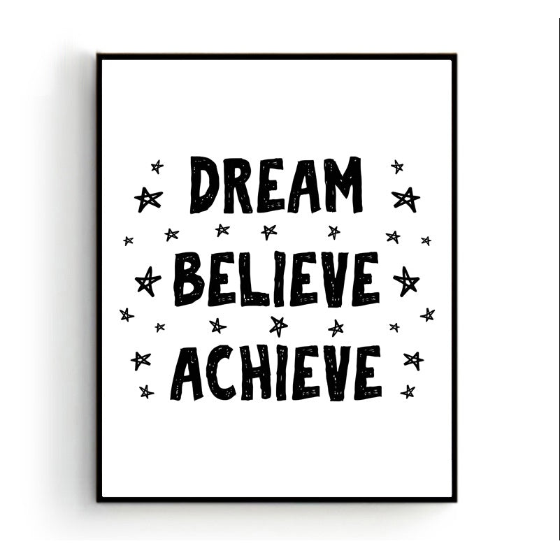 Dream believe achieve - Teksten / Motivatie