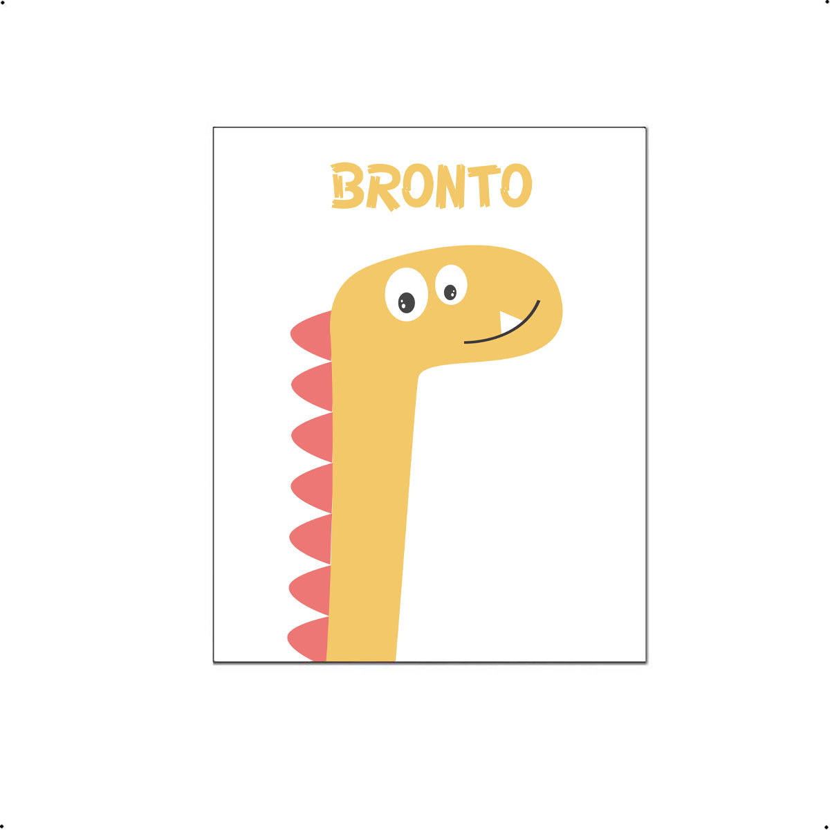 Getekende dino brontosaurus - Dinosaurussen