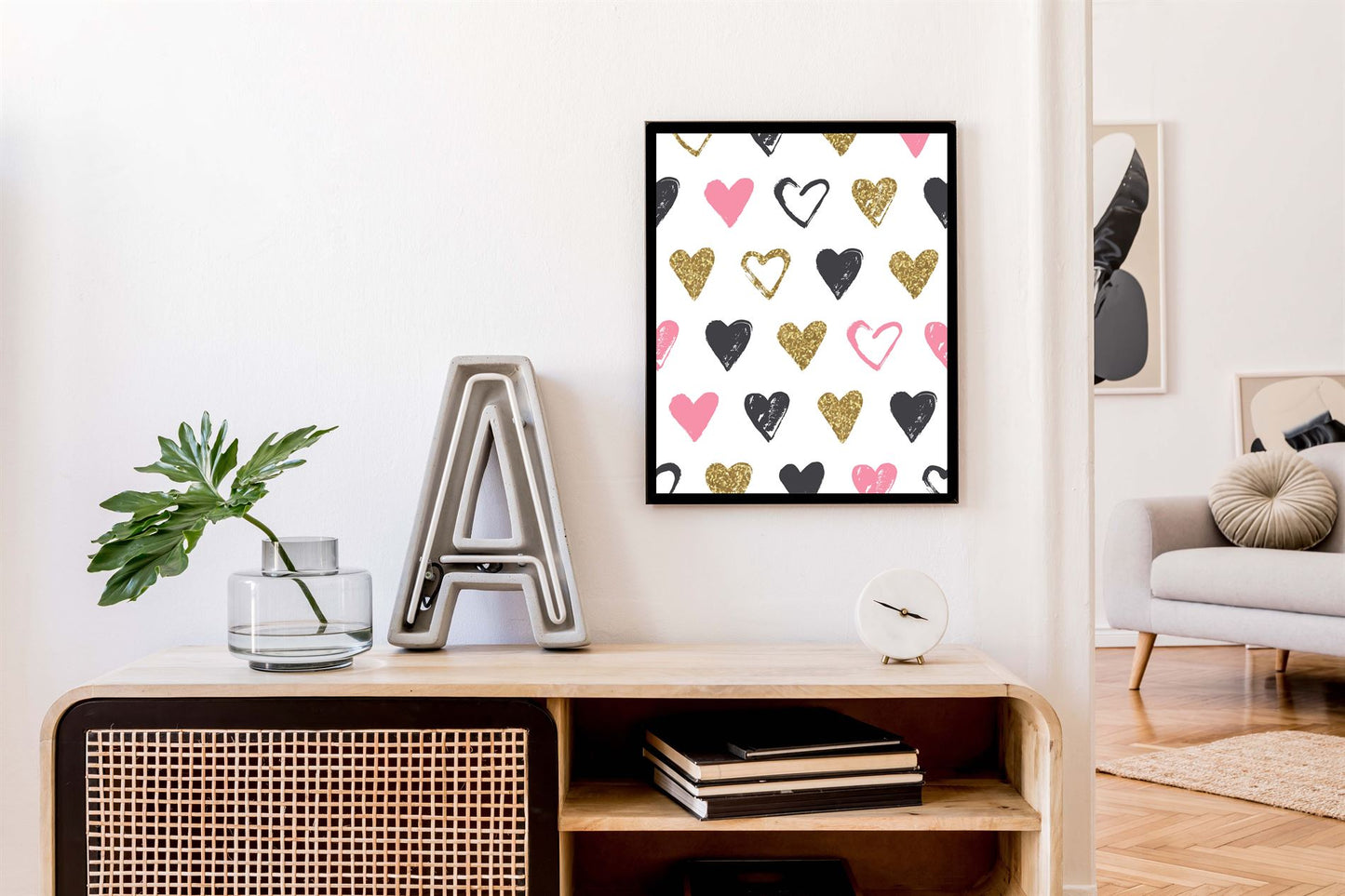 Love en hartjes overal - Liefde en hartjes