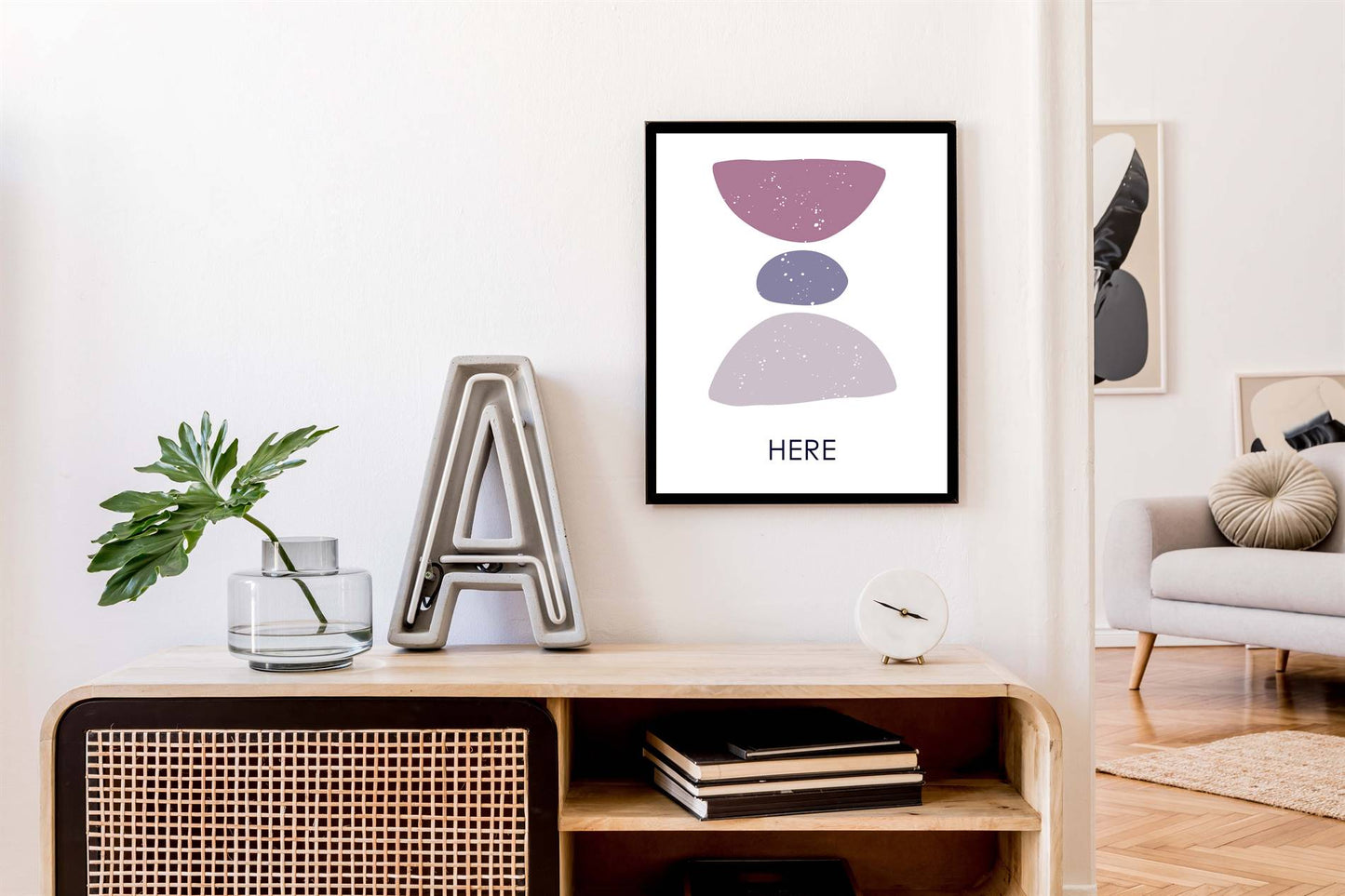 Mindfulness Here / in het Hier - Mindfulness / Abstract