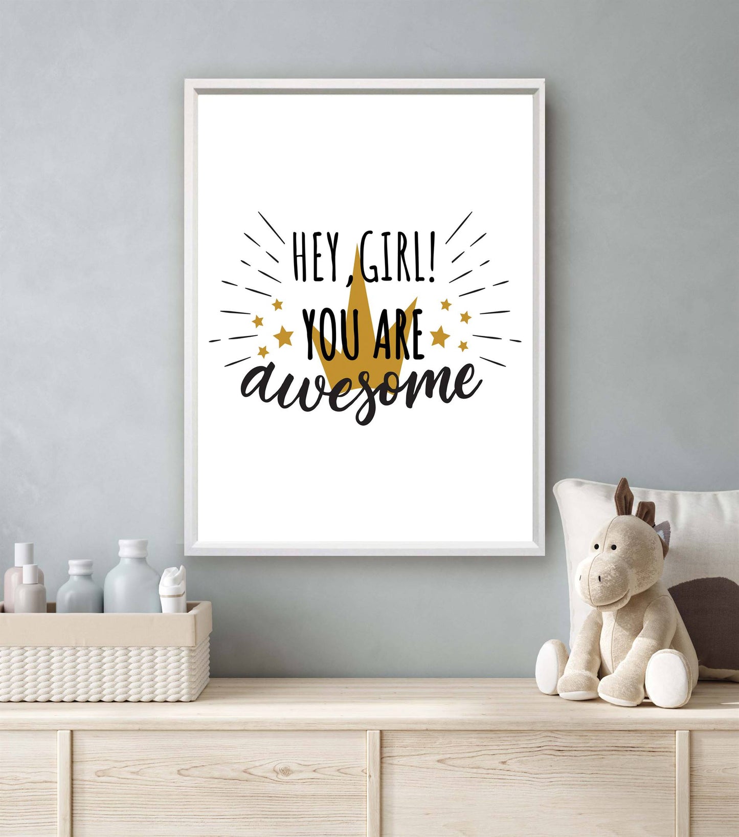 Hey girl you are awesome - Teksten / Motivatie