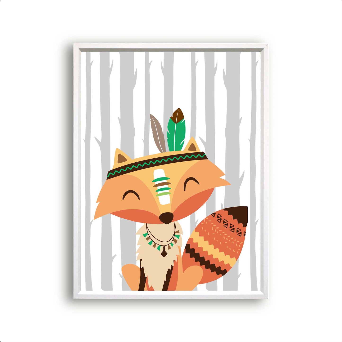 Indianen vos met verenband - Indianen dieren