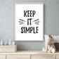 Keep it simple - Teksten / Motivatie