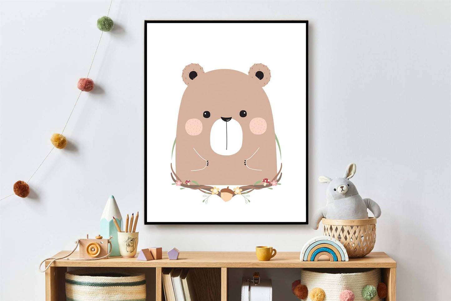 Lieve beer met krans - Lieve bos dieren