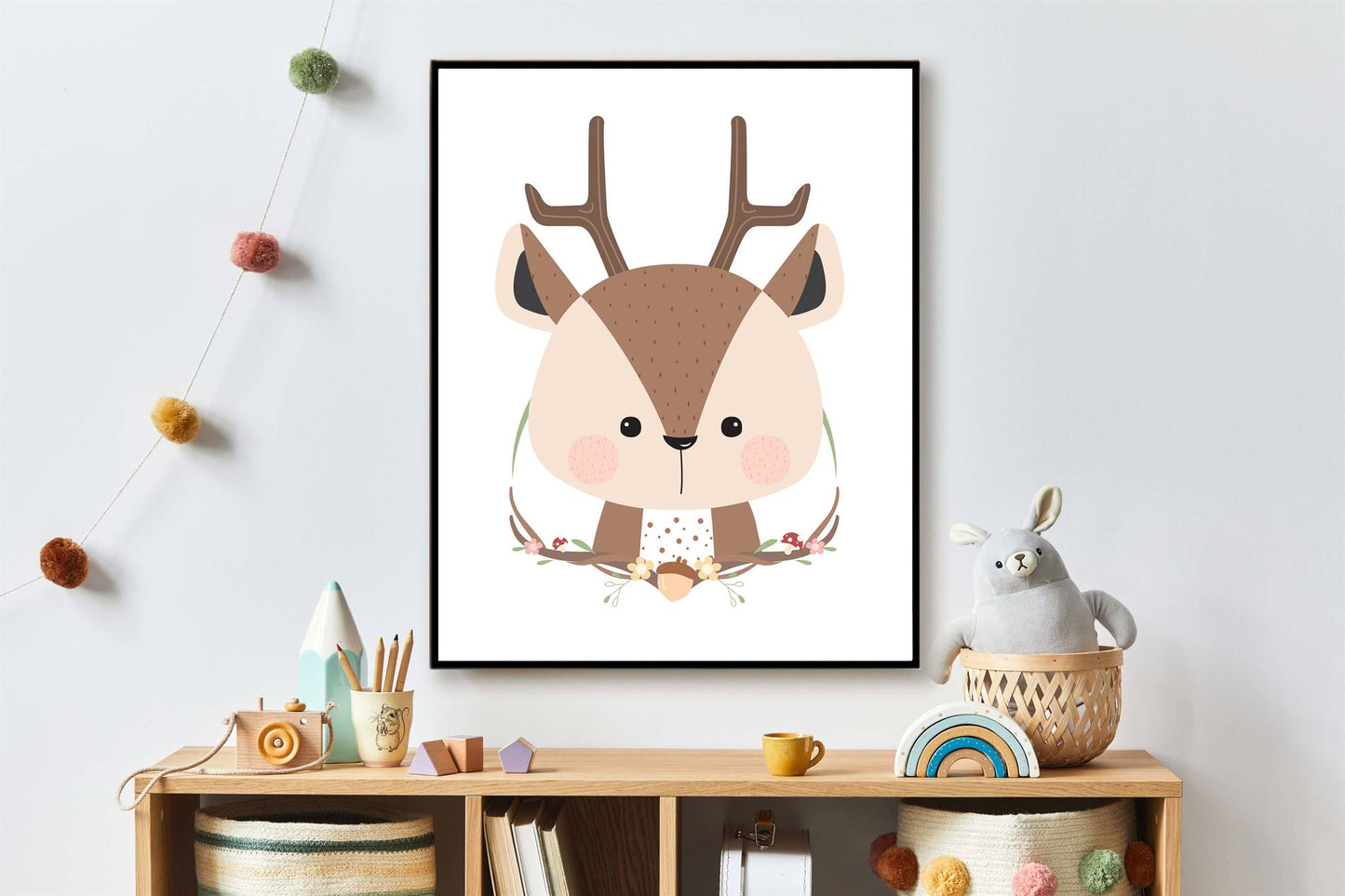 Lieve hert met krans - Lieve bos dieren