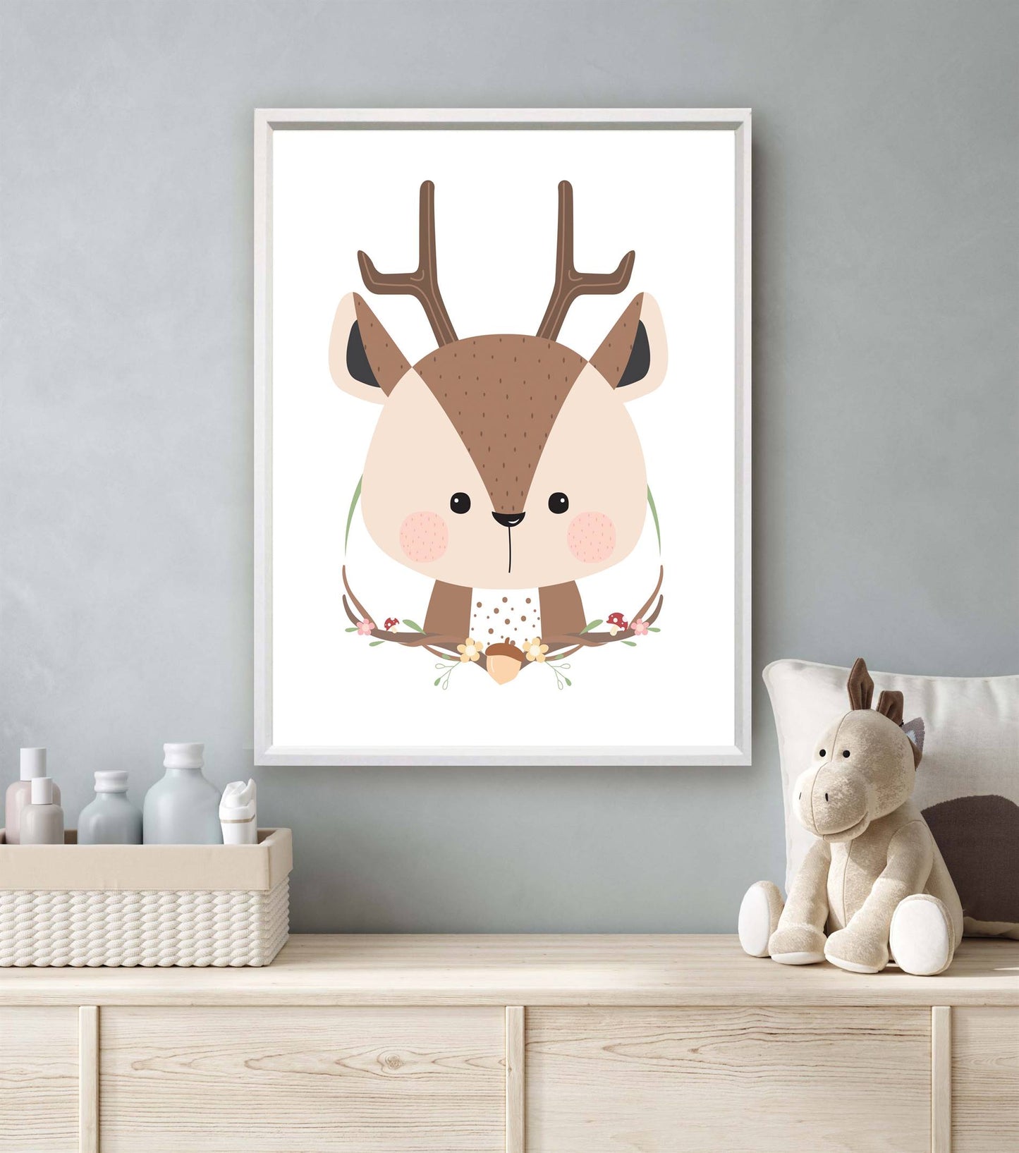 Lieve hert met krans - Lieve bos dieren