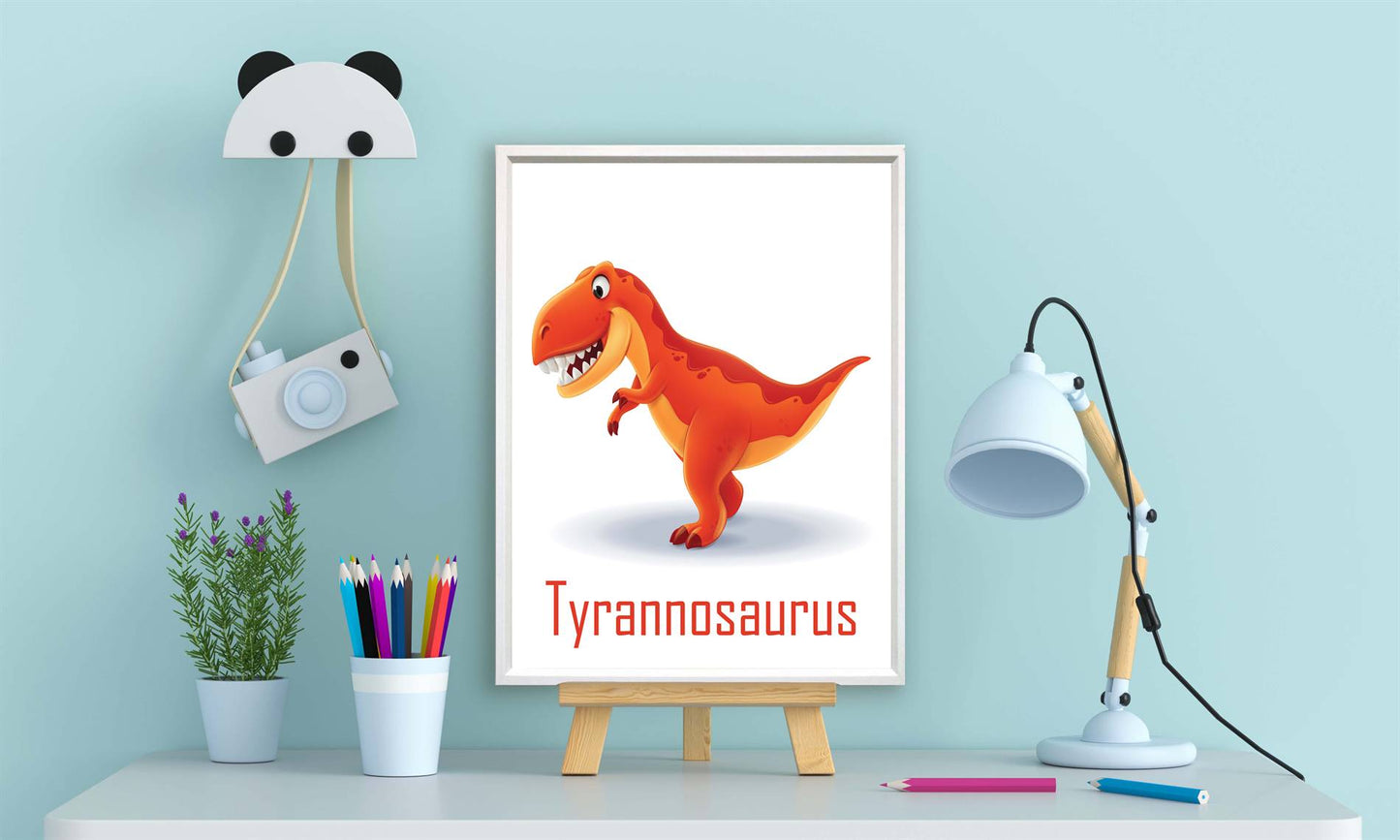 Lieve dino tyrannosaurus rex TREX met naam - Dinosaurussen