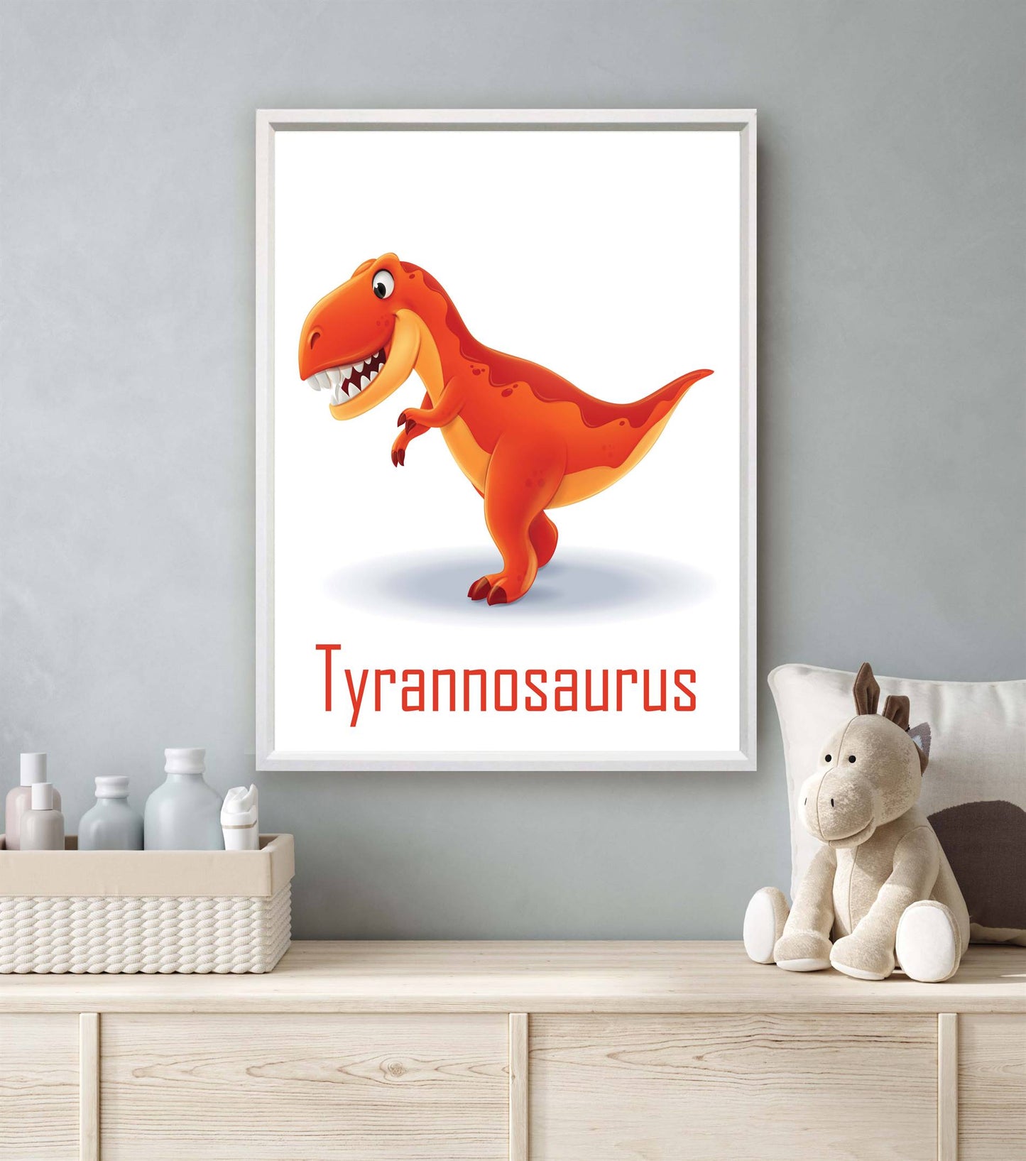 Lieve dino tyrannosaurus rex TREX met naam - Dinosaurussen