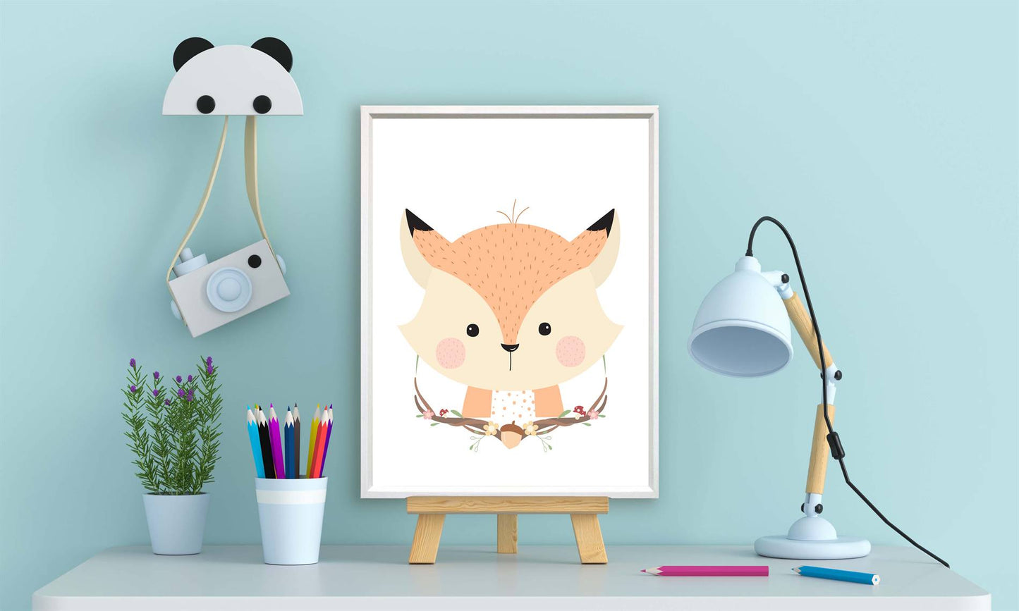 Lieve vos met krans - Lieve bos dieren
