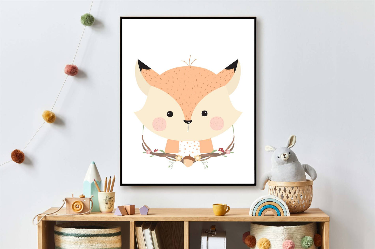 Lieve vos met krans - Lieve bos dieren