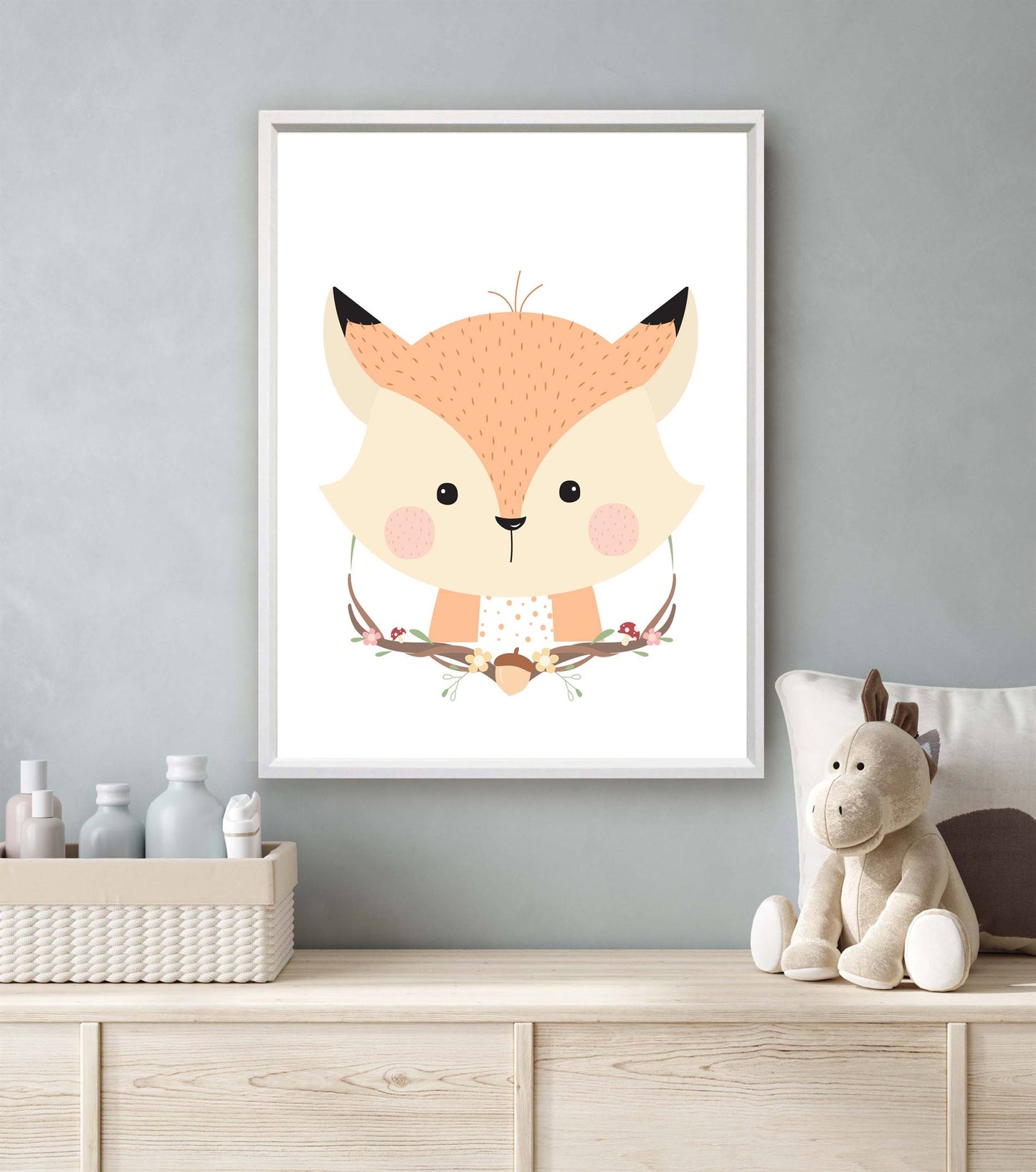 Lieve vos met krans - Lieve bos dieren