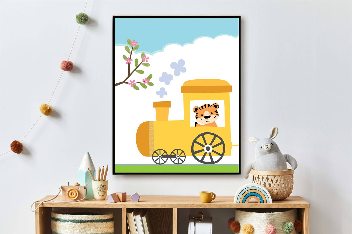 Tijger in de locomotief - Dieren in de trein
