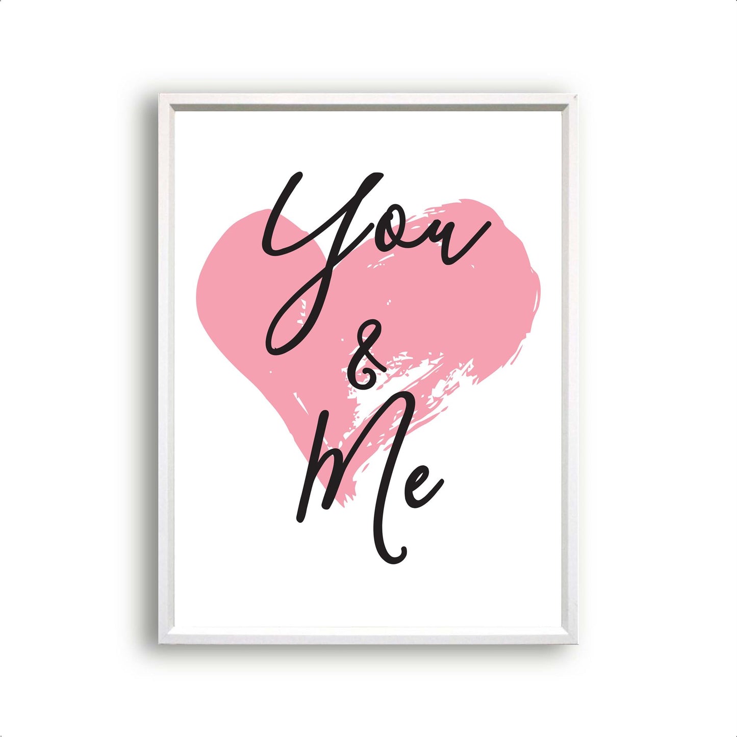 You and me roze hartje - Liefde en hartjes