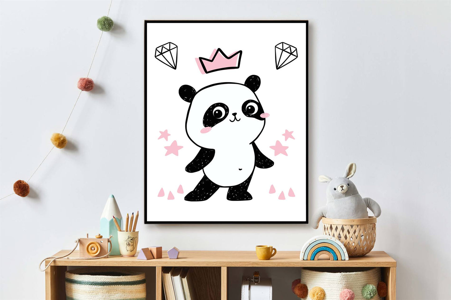 Panda de superster roze - Dieren