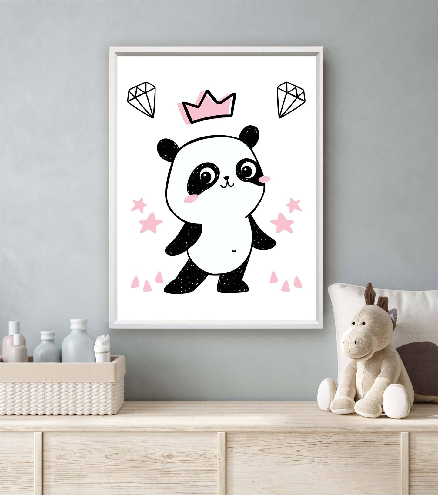Panda de superster roze - Dieren