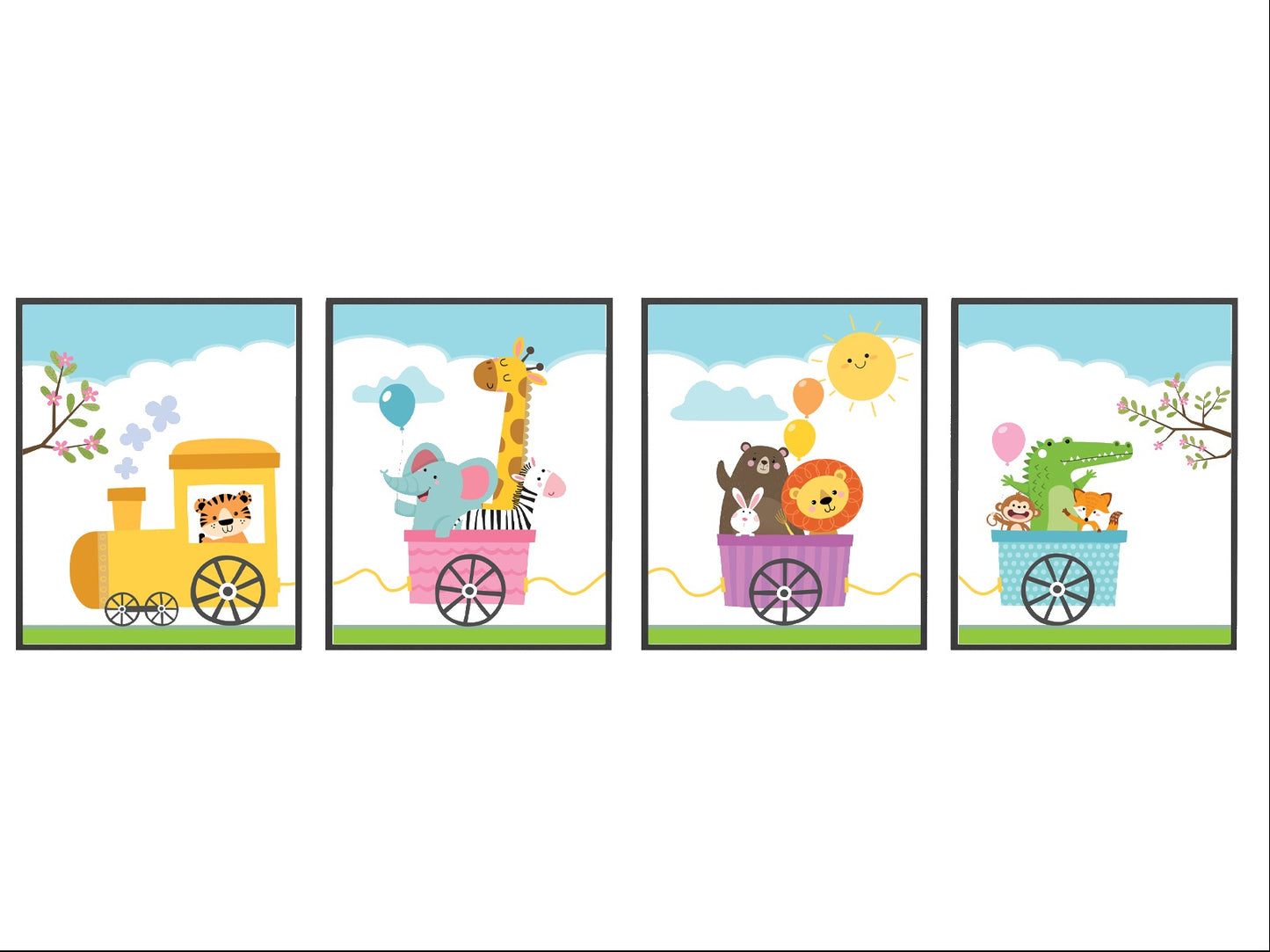 Tijger in de locomotief - Dieren in de trein