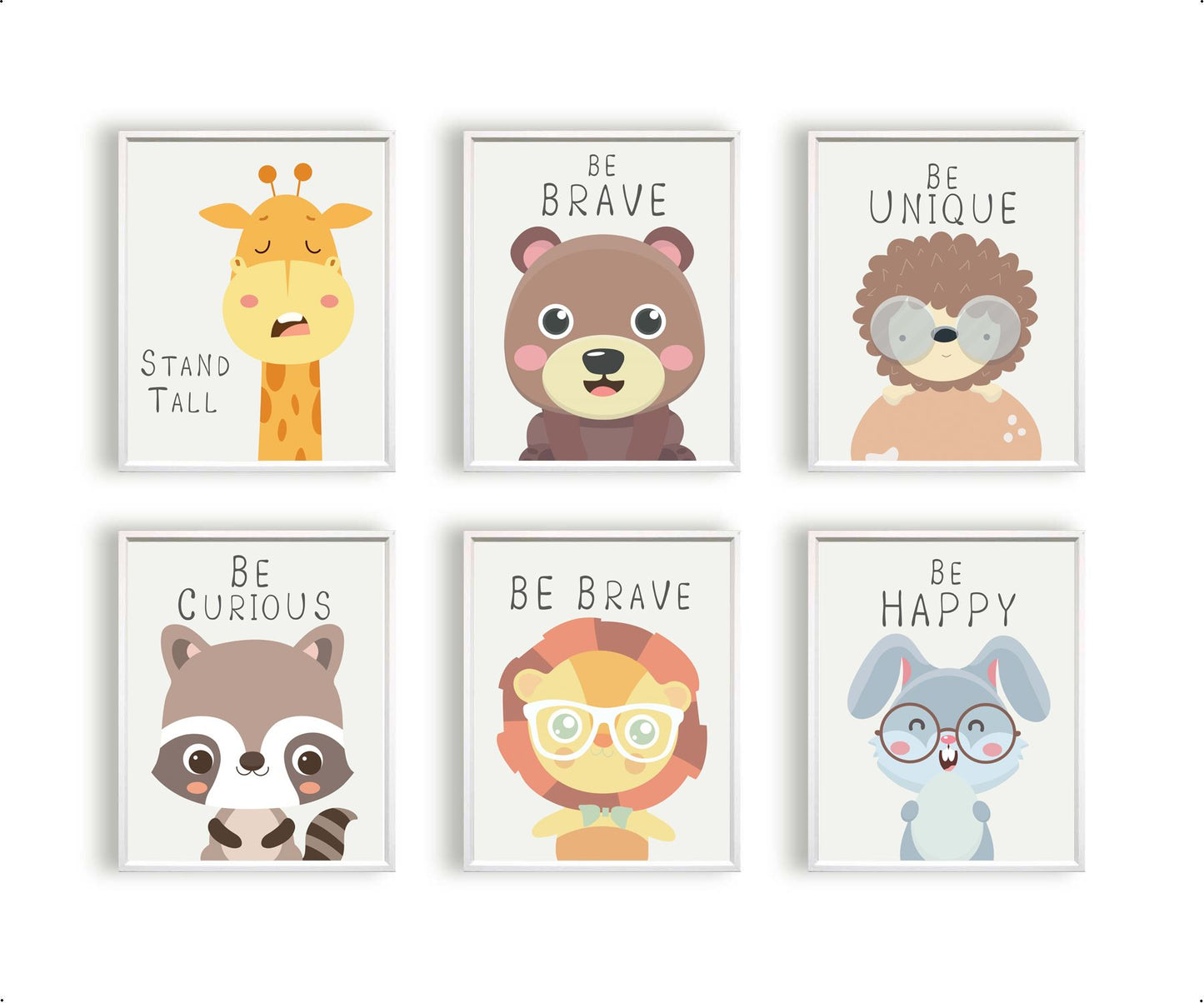 Dieren wasbeer be curious - Dieren met motivatie tekst