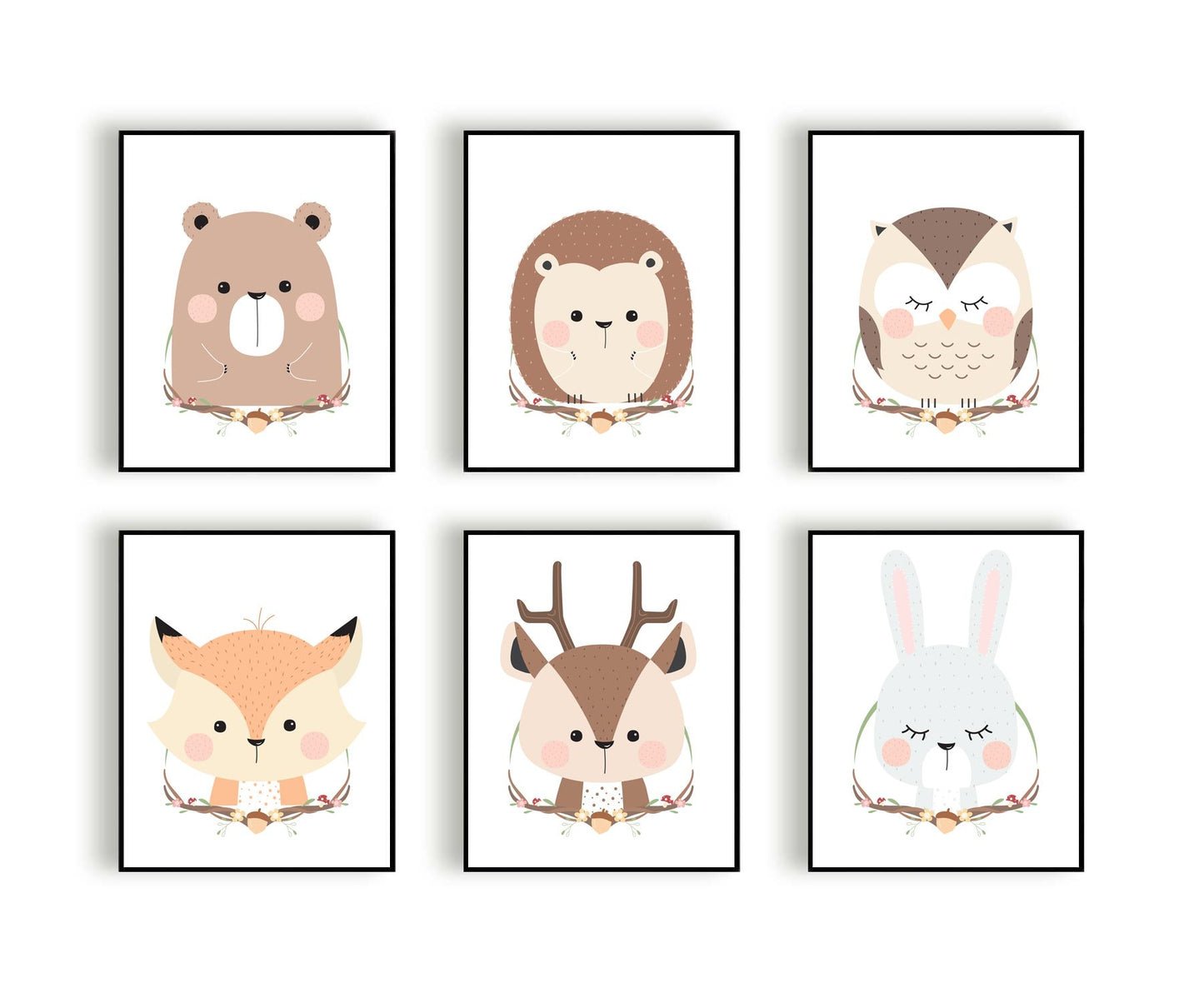 Lieve hert met krans - Lieve bos dieren