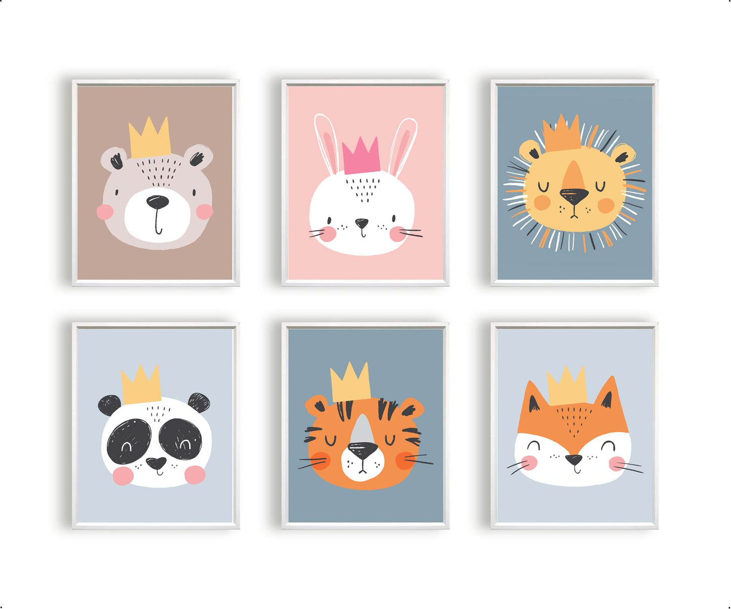 Konijn de koningin roze - Dieren de koning