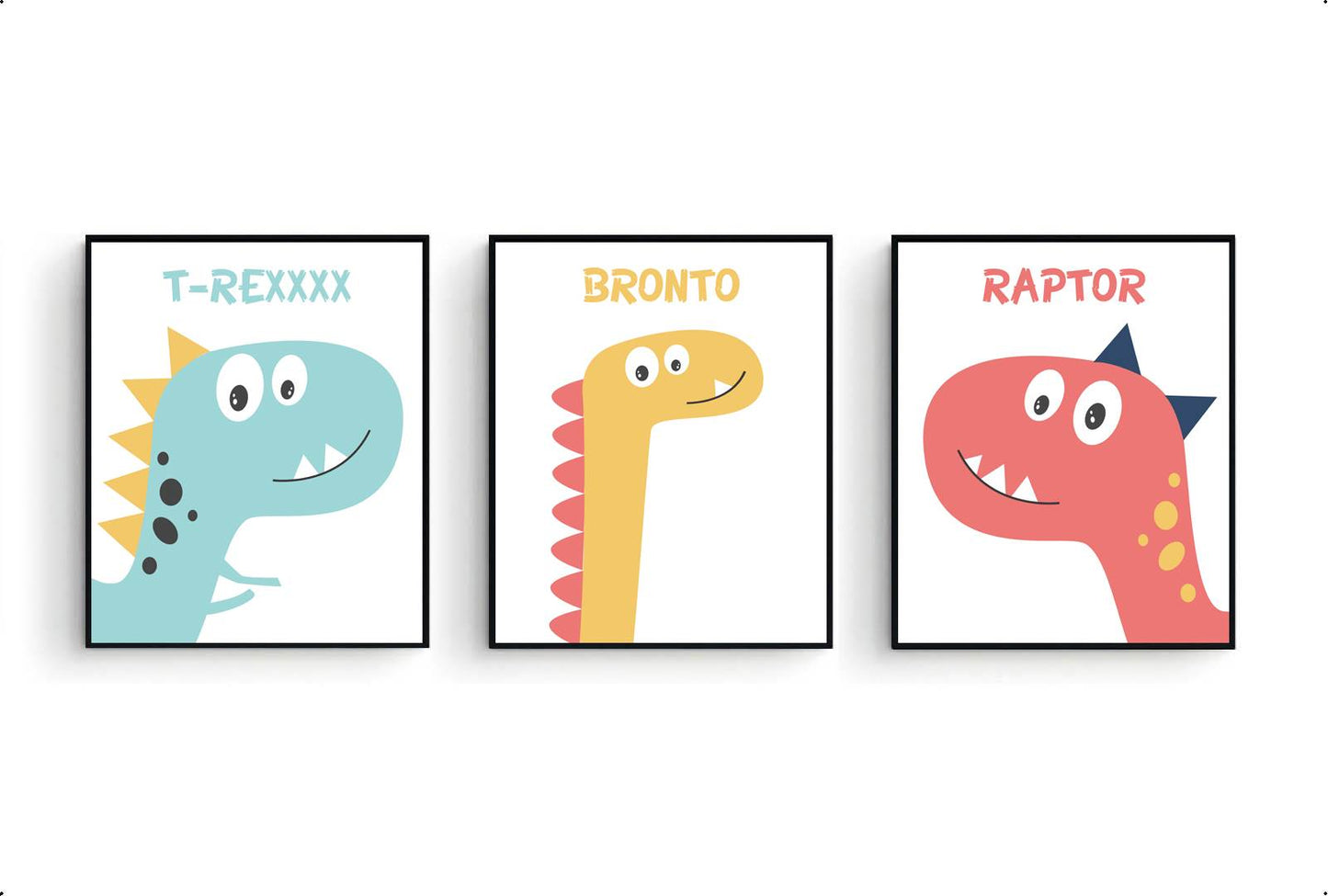 Getekende dino trex - Dinosaurussen