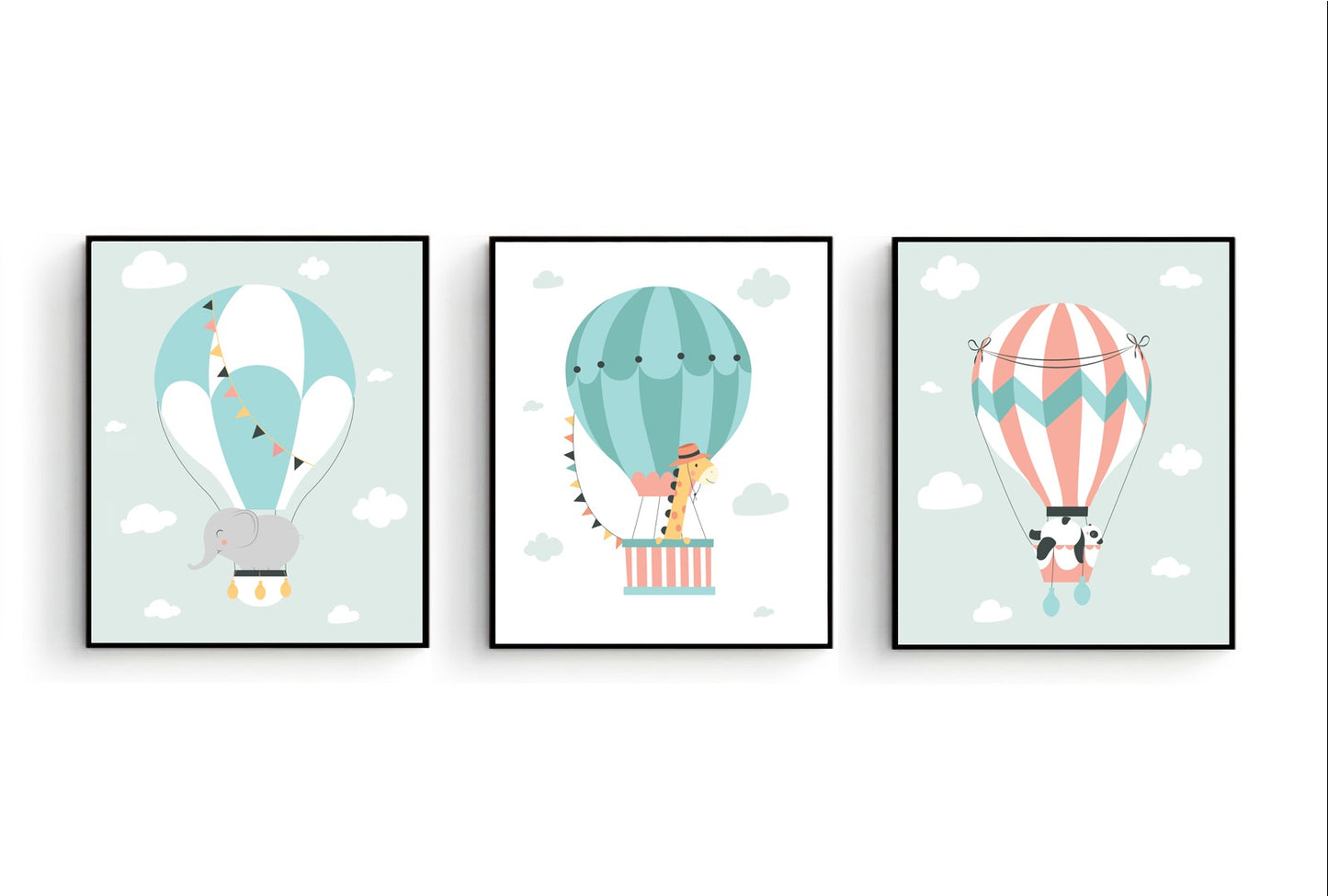 Olifant in een luchtballon - Dieren in luchtballon