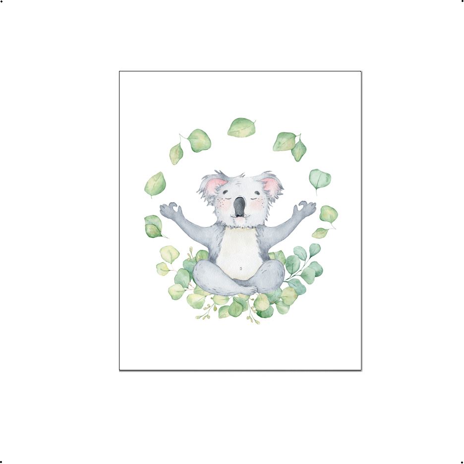 Yoga koala - Yoga dieren namaste