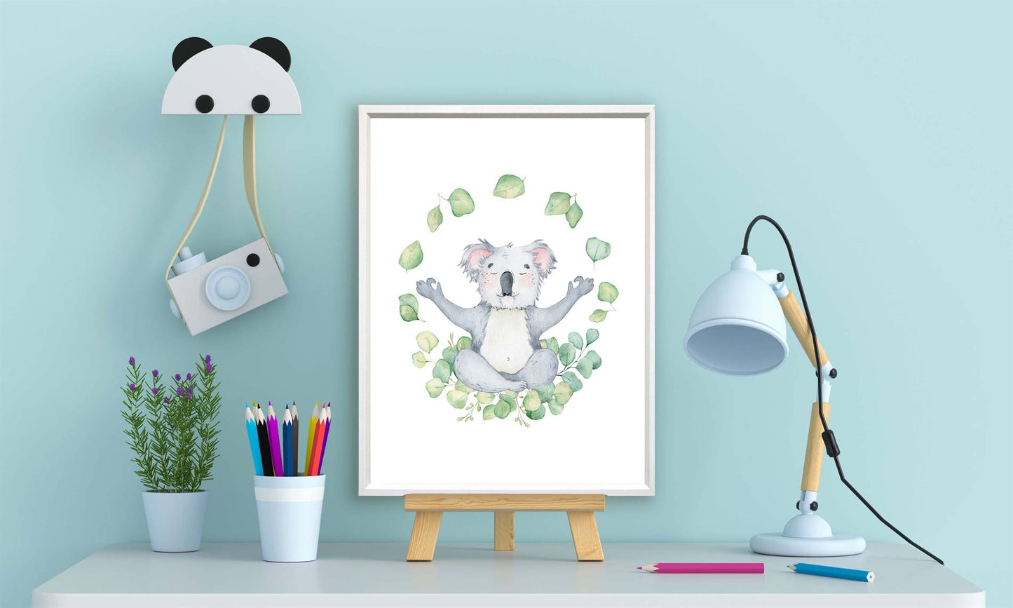 Yoga koala - Yoga dieren namaste