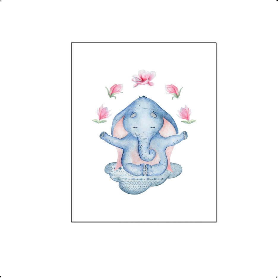 Yoga olifant - Yoga dieren namaste