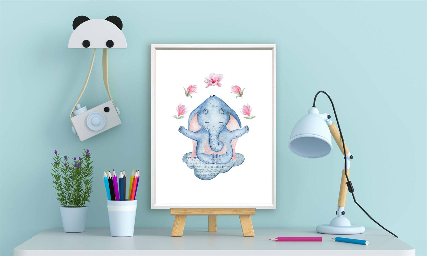 Yoga olifant - Yoga dieren namaste