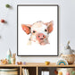 Aquarel dieren biggetje / big - Bos en boerderij