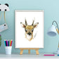 Aquarel dieren hertje - Bos en boerderij