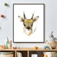 Aquarel dieren hertje - Bos en boerderij