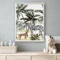 Jungle Olifant en Pauw Aquarel / Waterkleur Rechts - Jungle Dieren