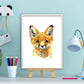 Aquarel dieren vosje - Bos en boerderij