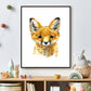 Aquarel dieren vosje - Bos en boerderij