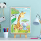 Beestenboel Giraf en olifant links - Jungle dieren