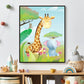Beestenboel Giraf en olifant links - Jungle dieren