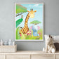 Beestenboel Giraf en olifant links - Jungle dieren