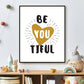 BeYOUtiful beautiful met gouden grote hart - Teksten / Motivatie