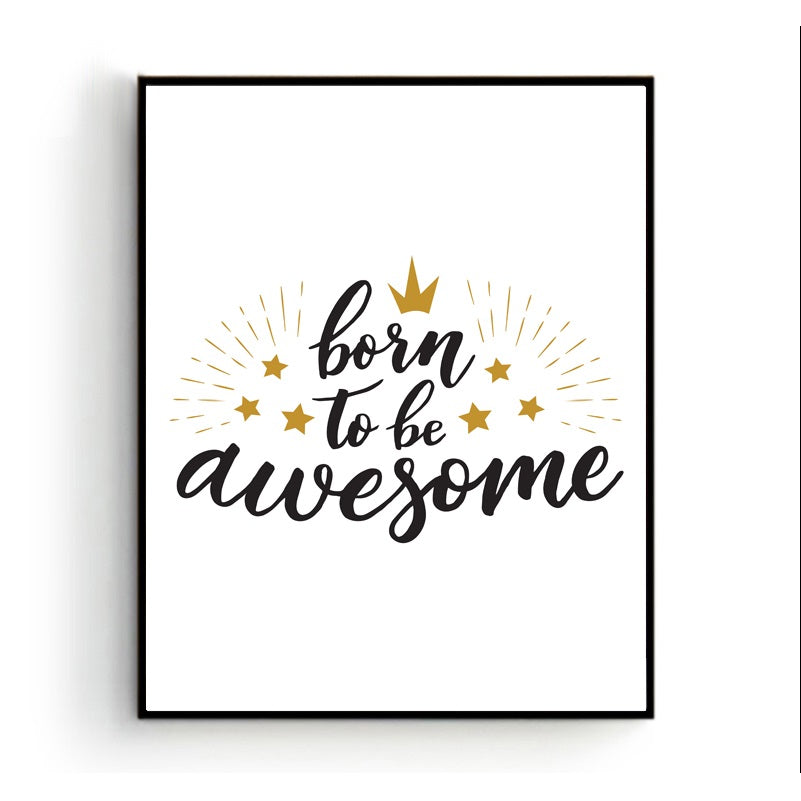 Born to be awesome - Teksten / Motivatie