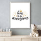 Born to be awesome - Teksten / Motivatie