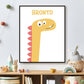 Getekende dino brontosaurus - Dinosaurussen